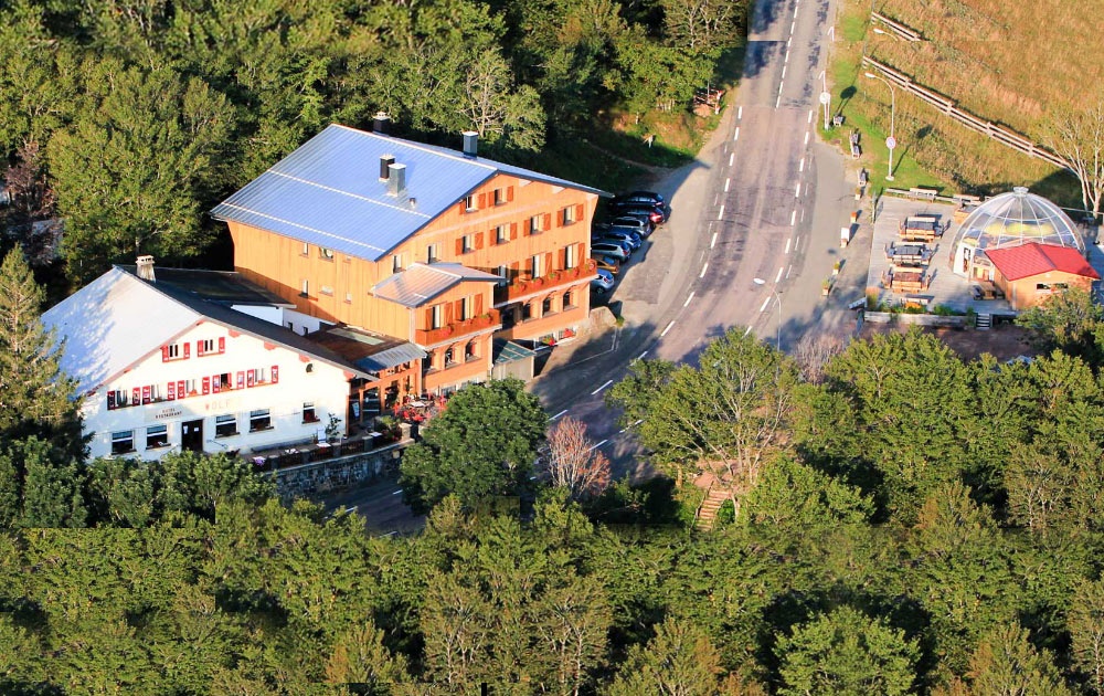 Fahrradfahrer Hotel Restaurant Wolf in Markstein